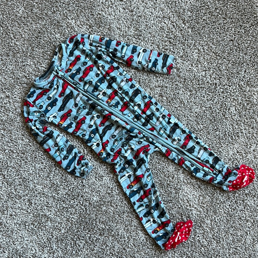 Miles Footie Zippered One Piece Jammies